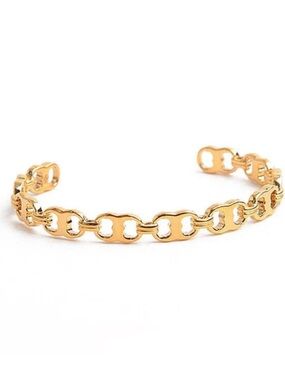 Tory Burch Gemini Link Gold Cuff Bracelet - NEW $148